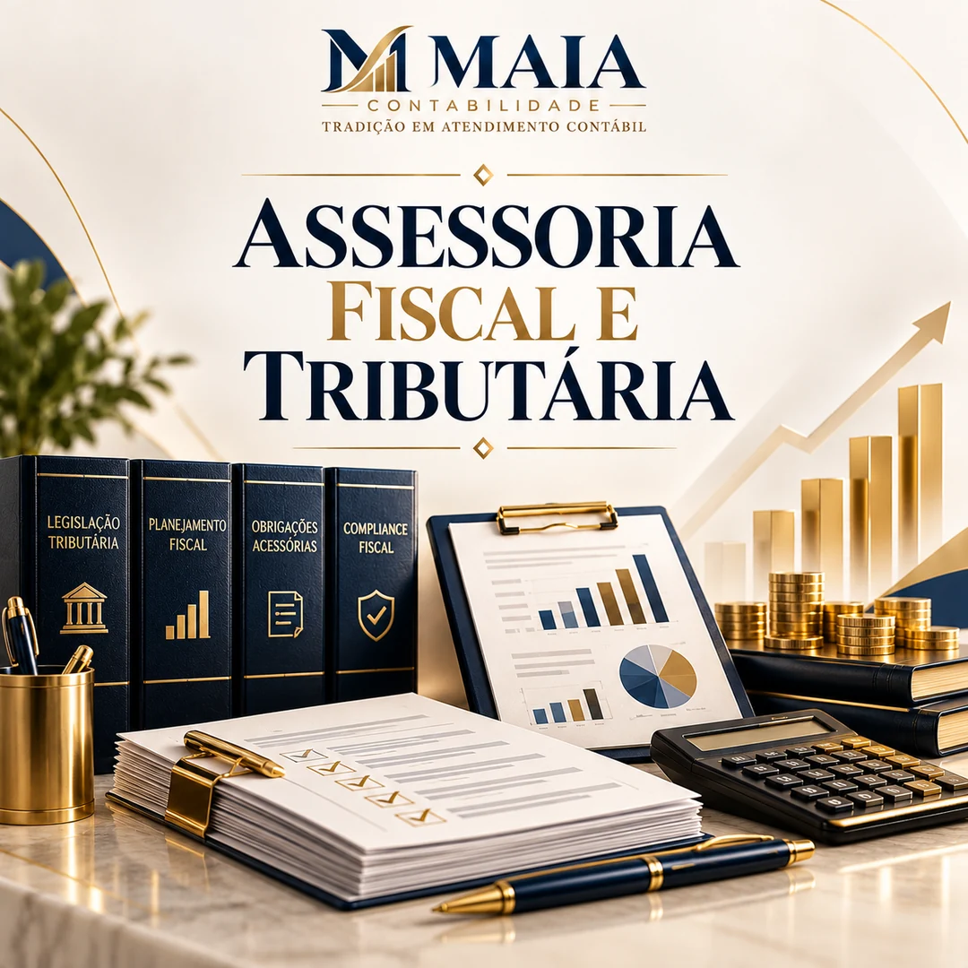 Arte do serviço Assessoria Fiscal e Tributária